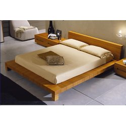 WIN - Łóżko drewniane, teak 160x190, meble włoskie
