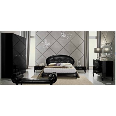  Magic  -  komoda  czarna w połysku  w stylu   FENDI CASA