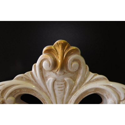  Barocco beż  -  łoże do sypialni, włoskie meble stylowe 160x203