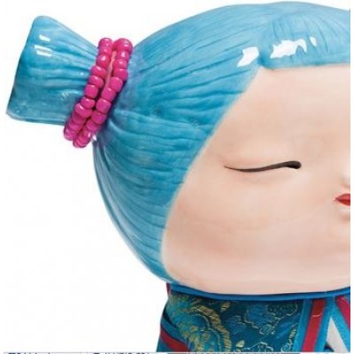  Japonese Girls -  skarbonka w kolor niebieski @ OFERTA z  kol. z Kare Design 