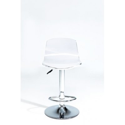  Diamentionale Grey -szary hocker barowy z kolekcji Kare Design