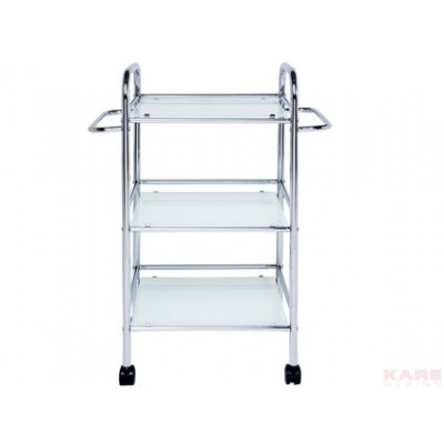  Cucina White  -  prostokątny barek na kólkach z Kare Design