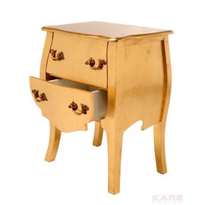  Romantic gold - romantyczna komoda mini w kolorze złota