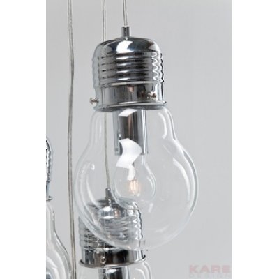  designerska lampa Five Bulbs Clear- żyrandol z kolekcji Kare Design