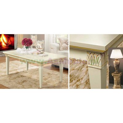 TREVISO DAY Avorio stolik coffe 120x70 cm włoskie meble stylowe