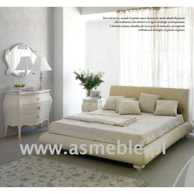  DECO - Łoże tapicerowane 160x195 włoski design