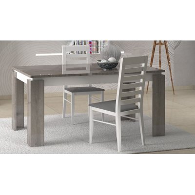 stół prostokątny 160+40x90 cm wysoki połysk do salonu i jadalni CAPRICCI