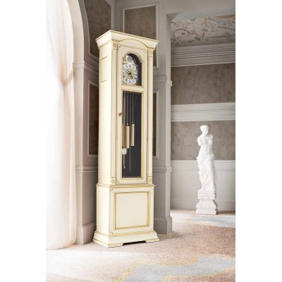 SALA BIANCO  Zegar stojący wahadłowy w klasycznym stylu 