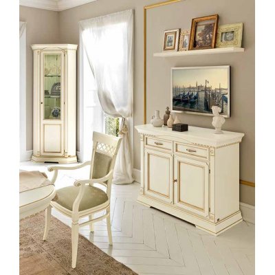 SALA  BIANCO  komoda bufet 2/D do salonu włoskie meble klasyczne