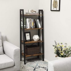: INDUSTRIAL biblioteczka, regał z 4 półkami