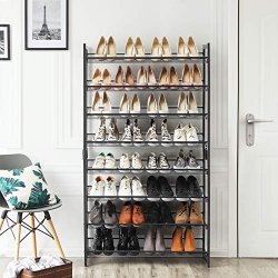 INDUSTRIAL metalowy regał na buty 8 poziomowy