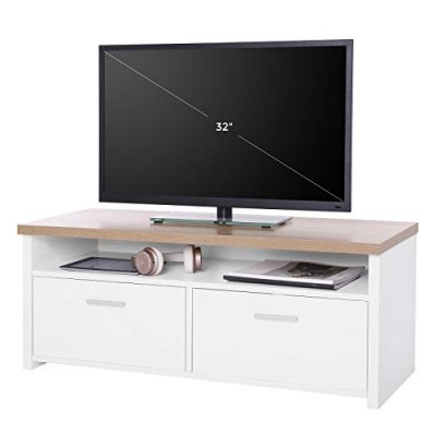  INDUSTRIAL - Szafka RTV - szafka pod TV z półką i drzwiami na zawiasach, niska 