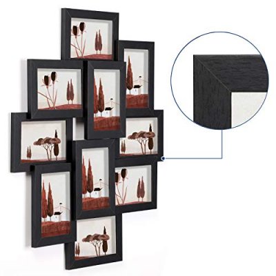  BLACK -  Ramki foto galeria 10 ramek 10x15 cm