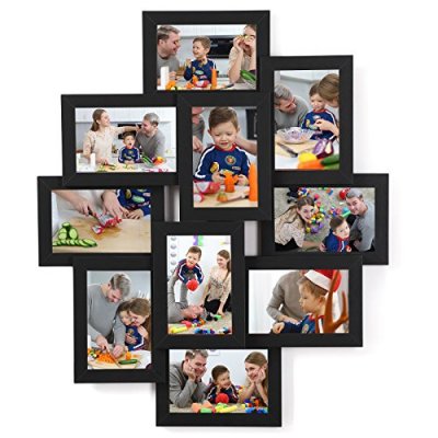 BLACK -  Ramki foto galeria 10 ramek 10x15 cm