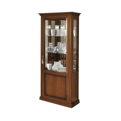 Nostalgia walnut - witryna 1d prawa