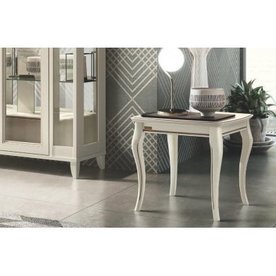  GIOTTO stolik 58x58 cm w kolorze  bianco antico meble klasyczne