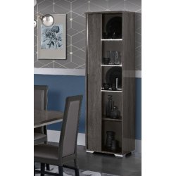DOVE  Glam -  Witryna 1/D do jadalni i salonu, Kolor - szara brzoza