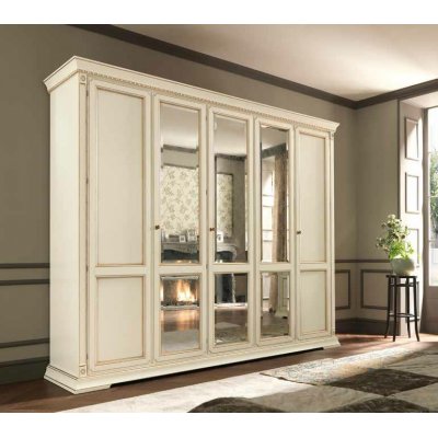  SALA BIANCO szafa 5/D bez luster, włoskie meble klasyczne