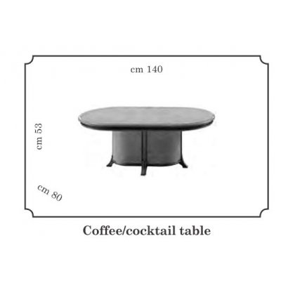 MELODIA stolik coffee , ława 140 x 80 cm Włoskie Meble do Salonu