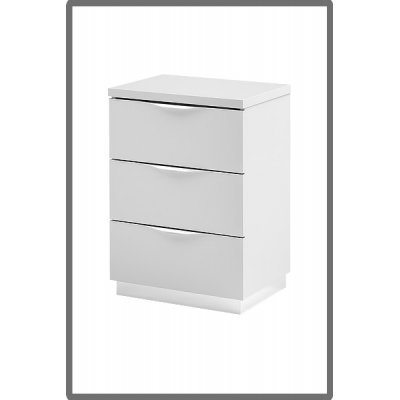 ONDA BIANCO - biała komoda, szyfoniera, niska, meble włoskie Art Deco
