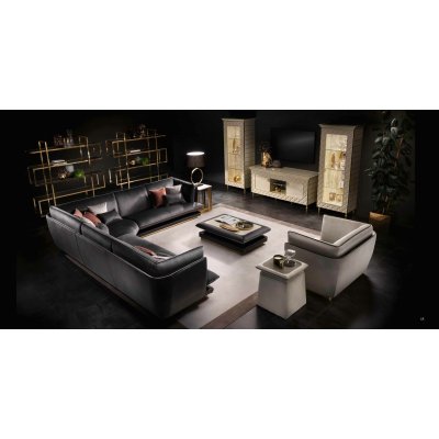  Stolik kawowy ALLURE – luksusowy detal z gresem porcelanowym