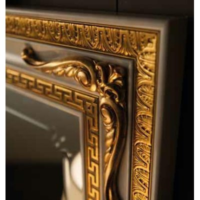  LEONARDO LUX KOMODA RTV  - ekskluzywny komplet do jadalni z meandrem Versace, włoskie meble