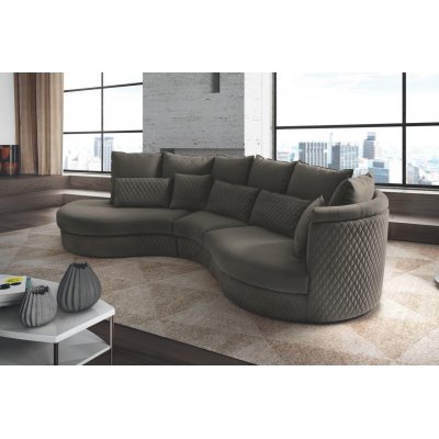  NEW YORKER- nowoczesna włoska sofa skórzana 2 osobowa