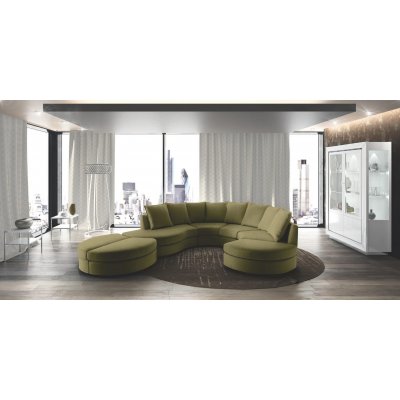  NEW YORKER- nowoczesna włoska sofa skórzana 2 osobowa