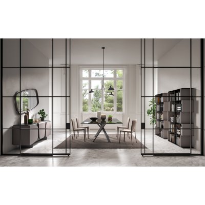  OZZIO  4x4 nowoczesny włoski drewniany stół  rozkładany 170x90 cm.