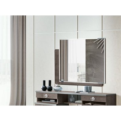  NABUCCO-  lustro prostokątne 90x120 w kolorze platinium 