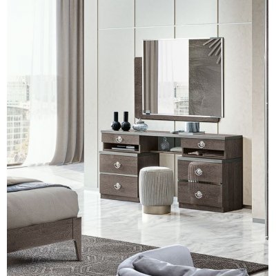  NABUCCO-  lustro prostokątne 90x120 w kolorze platinium 
