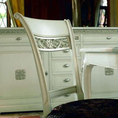  VILLA - włoskie krzesło tapicerowane stylowe