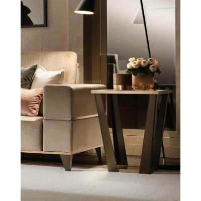  AMBRA DAY Stolik pod lampe niski 51 X 50 - meble włoskie do salonu i jadalni