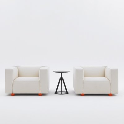  BARBER & OSGERBY fotel z kolekcji DALL'Agnese meble włoskie