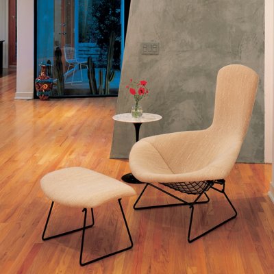  BERTOIA RELAX KNOLL z wysokim oparciem fotel  z kolekcji DALL'Agnese meble włoskie
