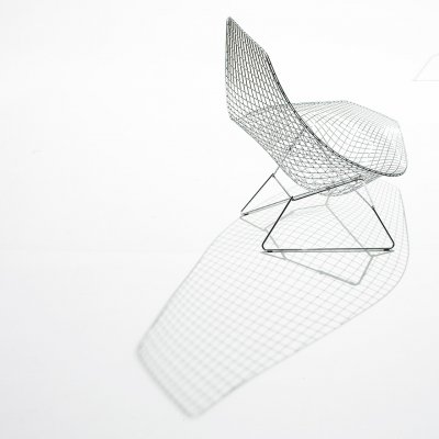  BERTOIA RELAX KNOLL z wysokim oparciem fotel  z kolekcji DALL'Agnese meble włoskie