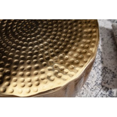  Stolik kawowy Marrakach 42 cm. aluminiowy złoty