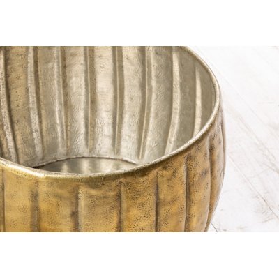  Stolik kawowy Marrakach 42 cm. aluminiowy złoty