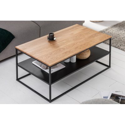  Stolik kawowy Apartment 95 cm dąb i metal