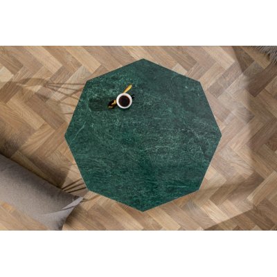  Stolik kawowy Diamond 70 cm marmur zielony