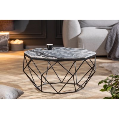  Stolik kawowy DIAMOND 70cm szary marmur