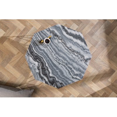  Stolik kawowy DIAMOND 70cm szary marmur
