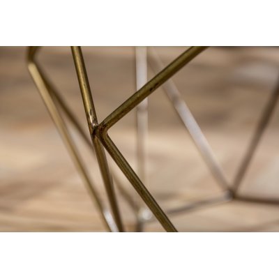  Stolik kawowy DIAMOND 70cm marmur biały