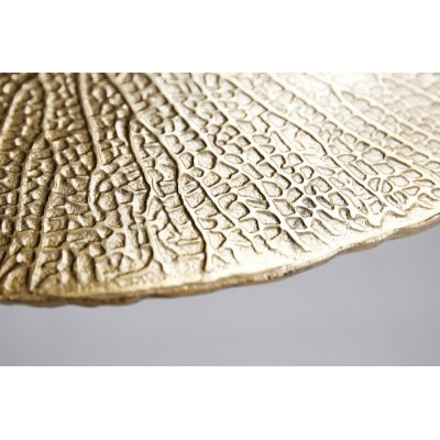  Stolik kawowy  Leaf 40 cm gold