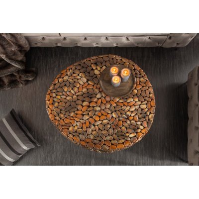  Stolik kawowy Stone Mosaic 72 cm kuper