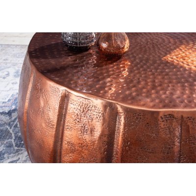  Stolik  kawowy Marrekesch 65 cm aluminium  kupfer