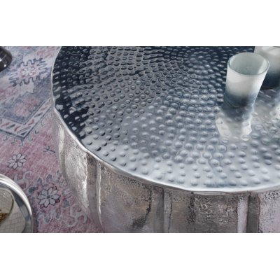  Stolik  kawowy Marrekesch 65 cm aluminium Silber