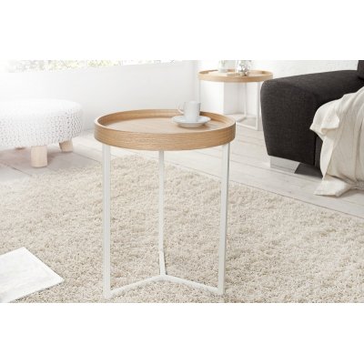 Stolik kawowy Modular 40 cm Eiche weiss 