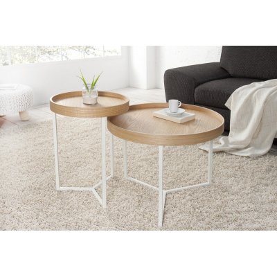  Stolik kawowy Modular 40 cm Eiche weiss 