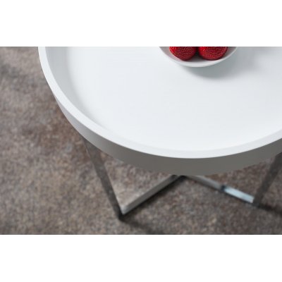  Stolik kawowy Modular 40 cmweiss silber